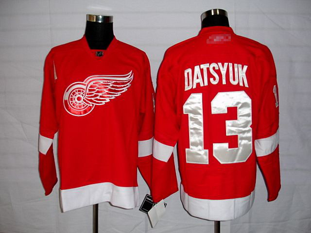 正品热卖底特律红翼队detroit red wings 现役版球衣 nhl冰球服