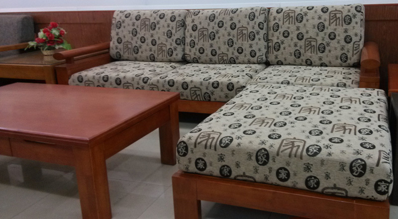 供应实木沙发橡木沙发家具客厅家具组合沙发加坐垫02#工厂直销
