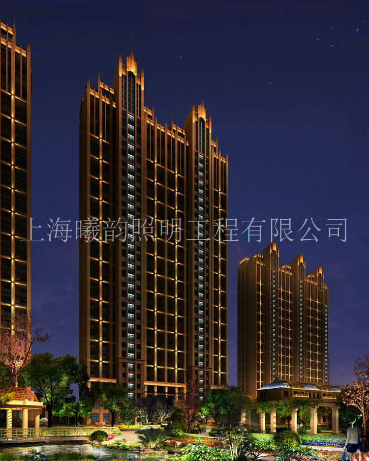 厂家承接 楼宇外观亮化照明工程 城市景观亮化工程