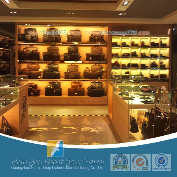 富鸣箱包展柜皮具货架 鞋类展柜 女鞋货架 男鞋展柜