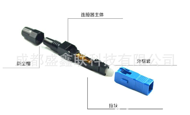 光纖冷接子SC預埋式圖片