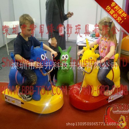 跳跳马电瓶车，儿童游乐电瓶车，游乐场电动玩具车