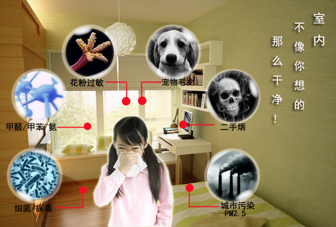 室内污染-茉莉欣空气净化器