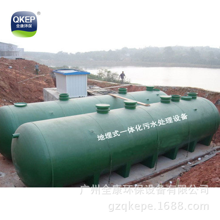 AO一体化污水处理设备圆形实物图
