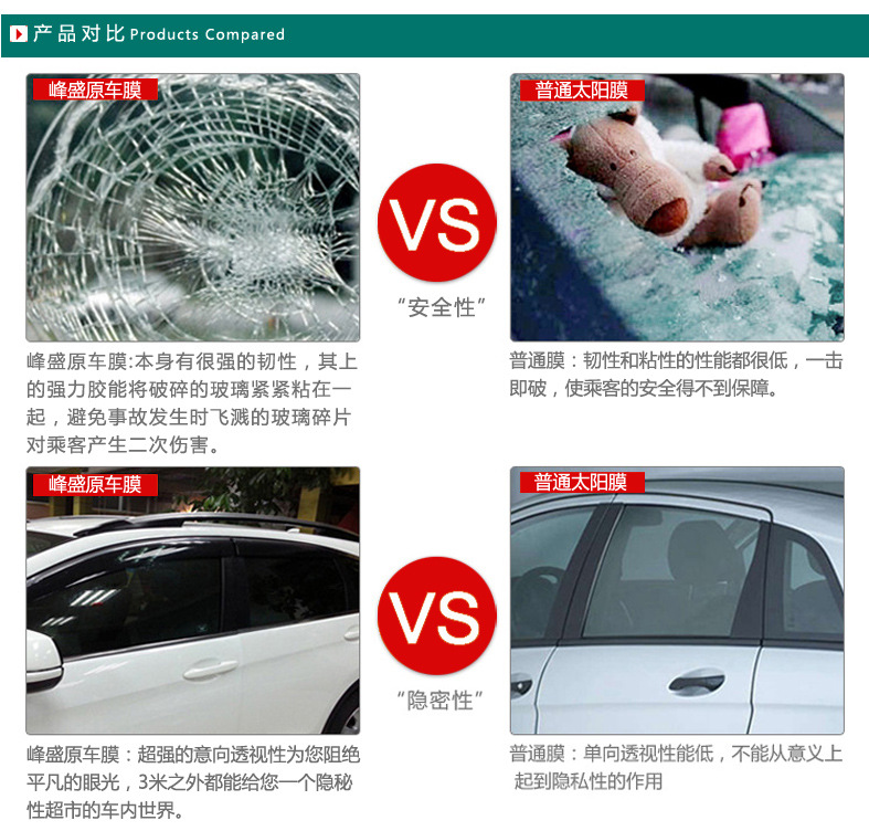 原车膜淘宝内 前档
