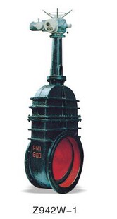 供应Z942W-1型电动装置明杆楔式双闸板煤气闸阀，明杆电动煤气阀