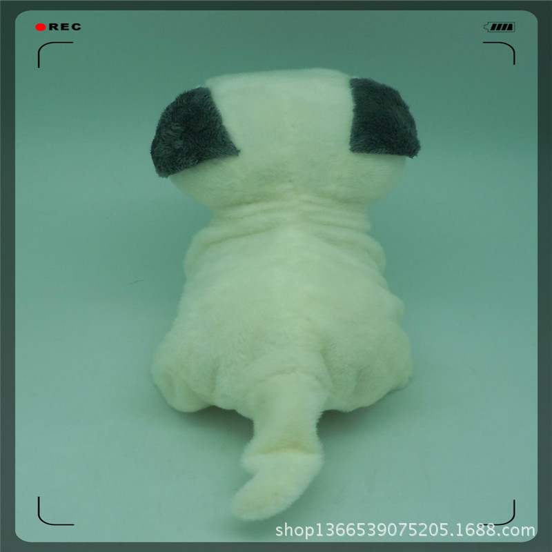 Y-B2010098爱撒娇小狗米白色20CM (2)