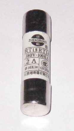 陶瓷管保险丝10x38 2A380V mkdz-1