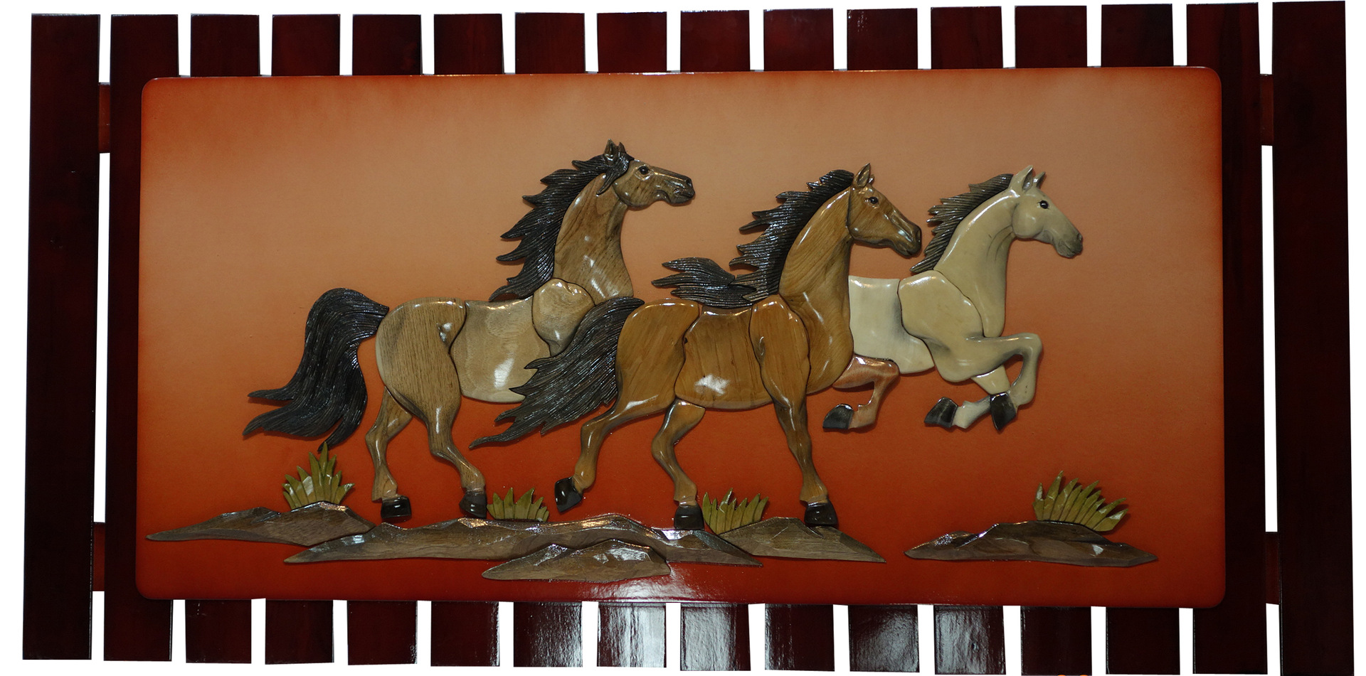 中国风木制工艺品,实木雕刻家居装饰画,挂画,中式风格