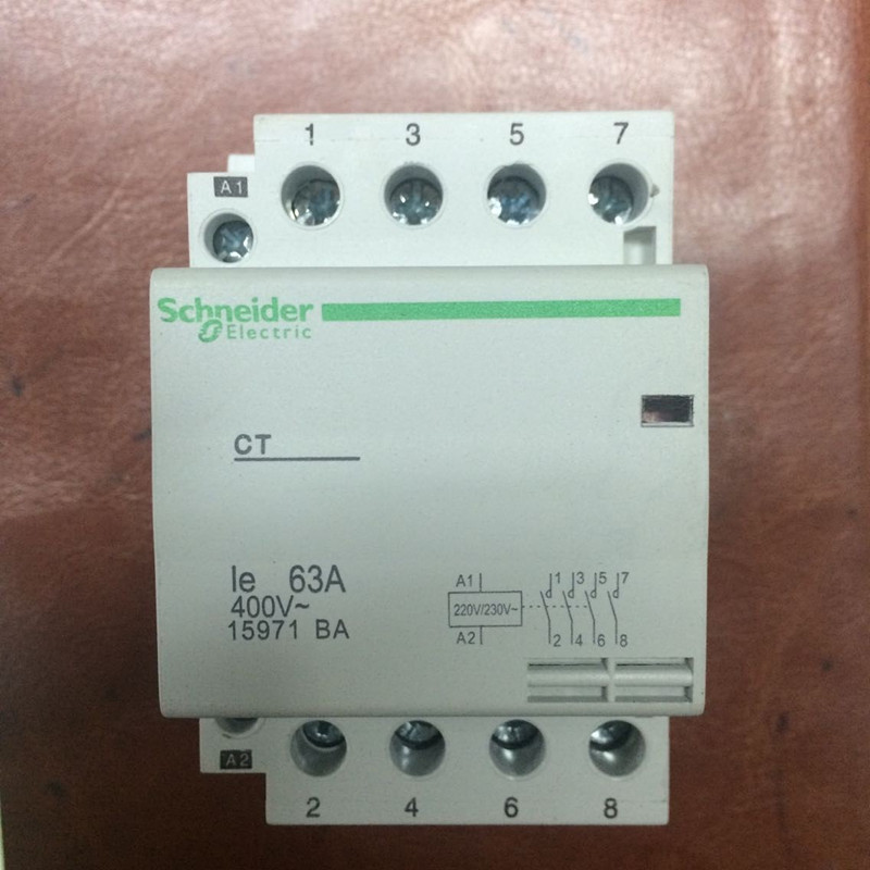 施耐德 现货 家用交流接触器ct-63a 4p