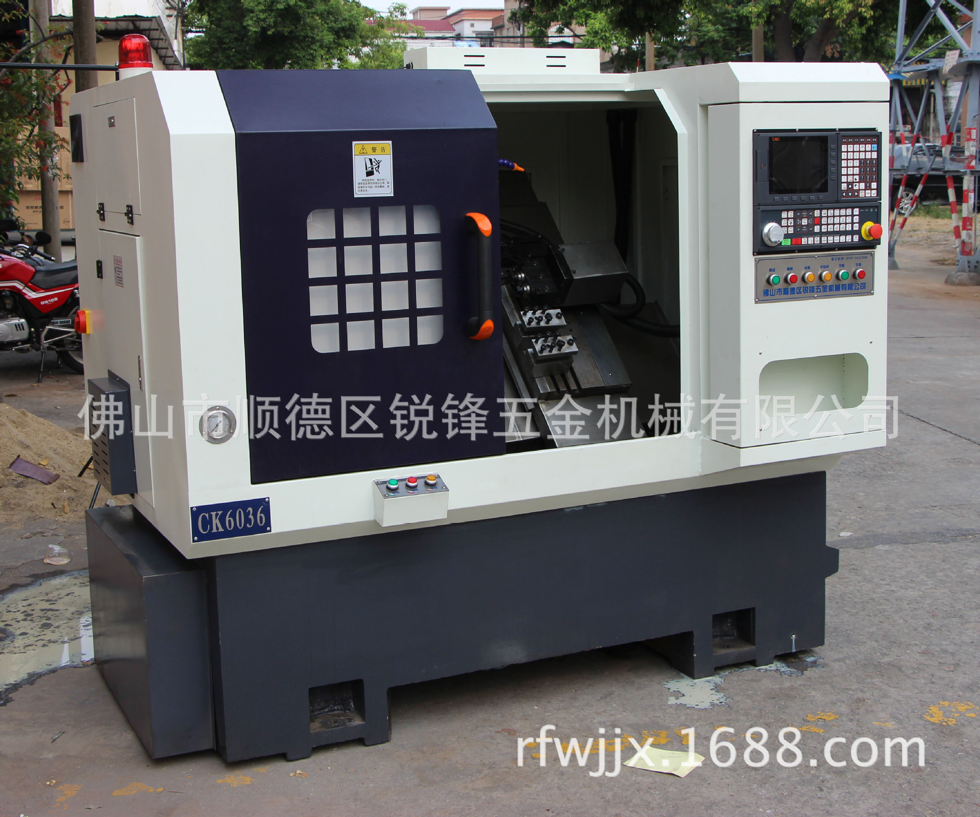 45度斜床身数控车床 CK6036车铣复合车床 数控仪表车床