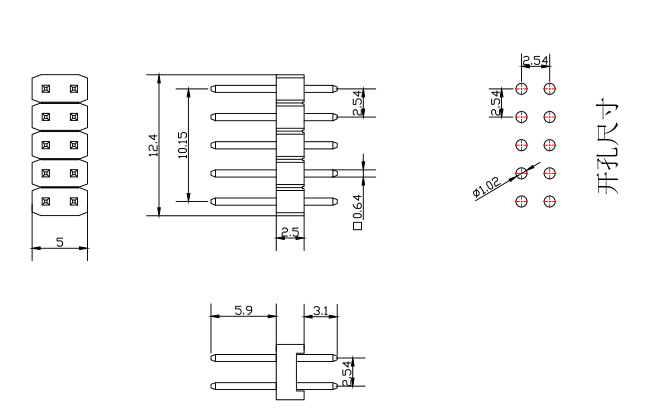 针座20IS-10P尺寸图