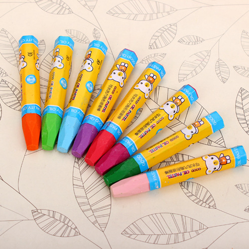 24色华瑞系列油画棒 绘画儿童美术用品 蜡笔 可水洗文具批发