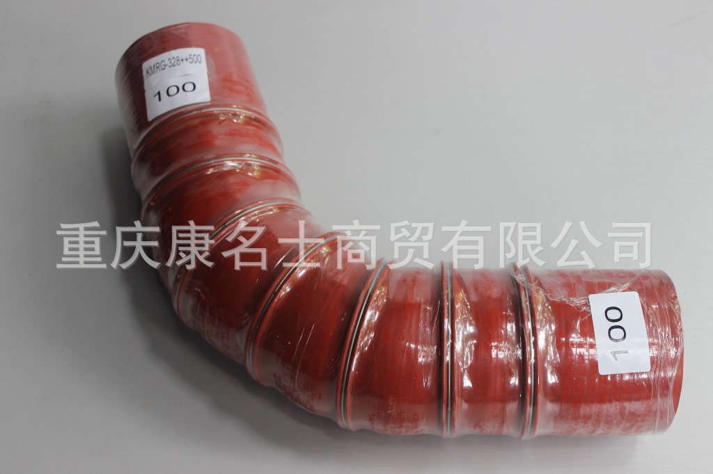 耐腐蝕膠管KMRG-328++500-彎頭膠管內(nèi)徑100彎頭-內(nèi)徑100X氟膠管,紅色鋼絲7凸緣77字內(nèi)徑100XL500XL380XH310XH340-1