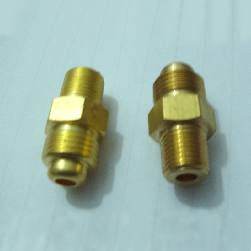 供应生产铜非标车件连接件紧固件铜螺杆六角铜螺柱厂家批发