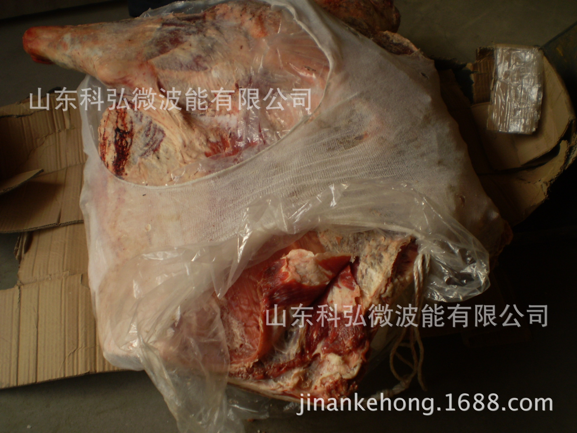 澳洲牛肉四分体解冻