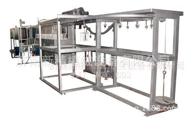 立体塑料件植绒机流水线