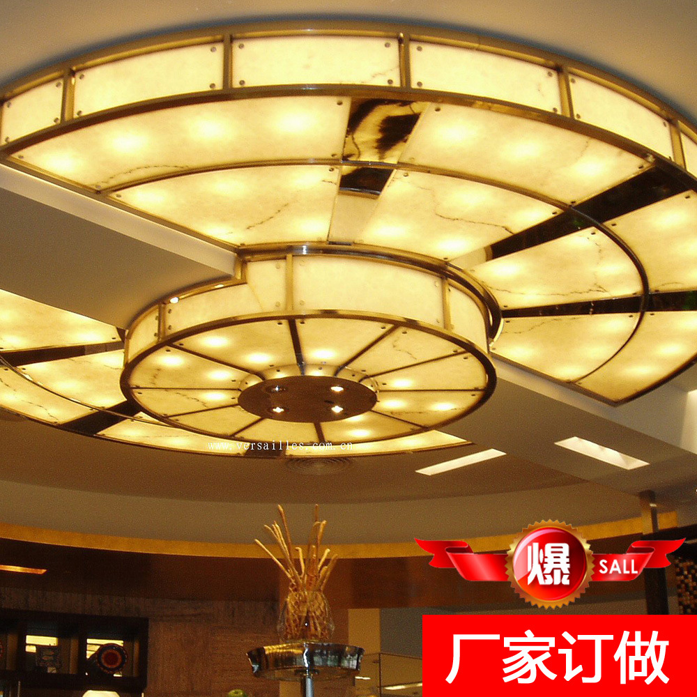 中山古镇灯饰生产厂家批发即来图定做高档豪华酒店ktv酒吧装饰灯