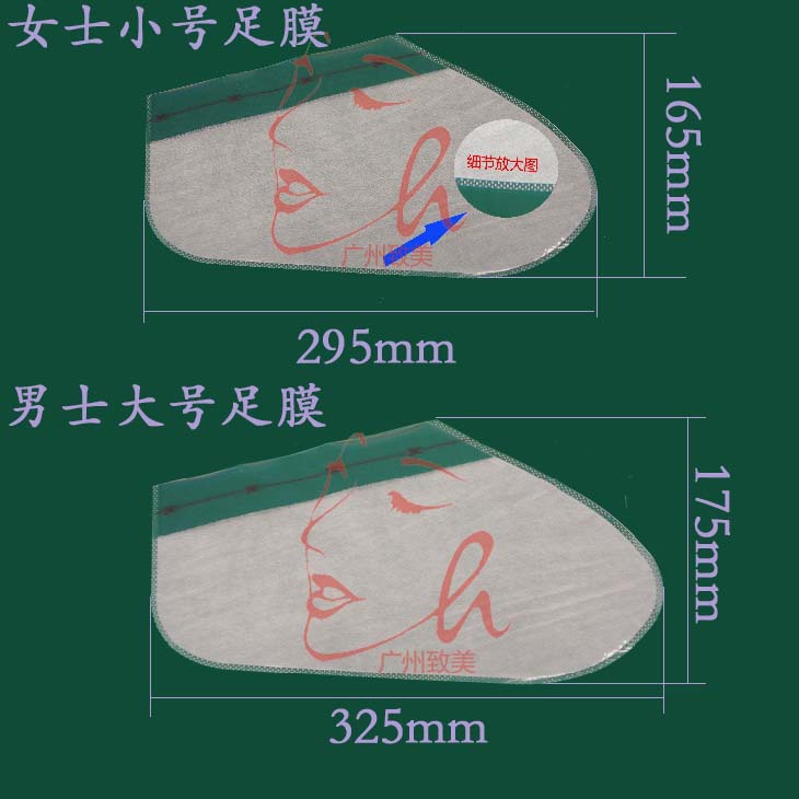 足膜尺寸標註