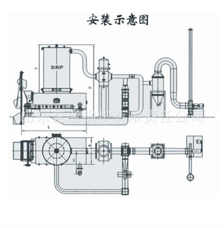 立式燃煤安装示意图