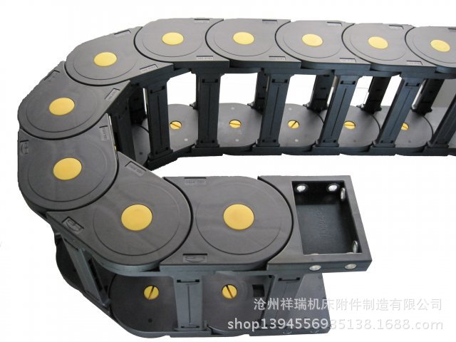 销售机床拖链TL-3全封闭工程拖链 塑料拖链厂家 穿线拖链