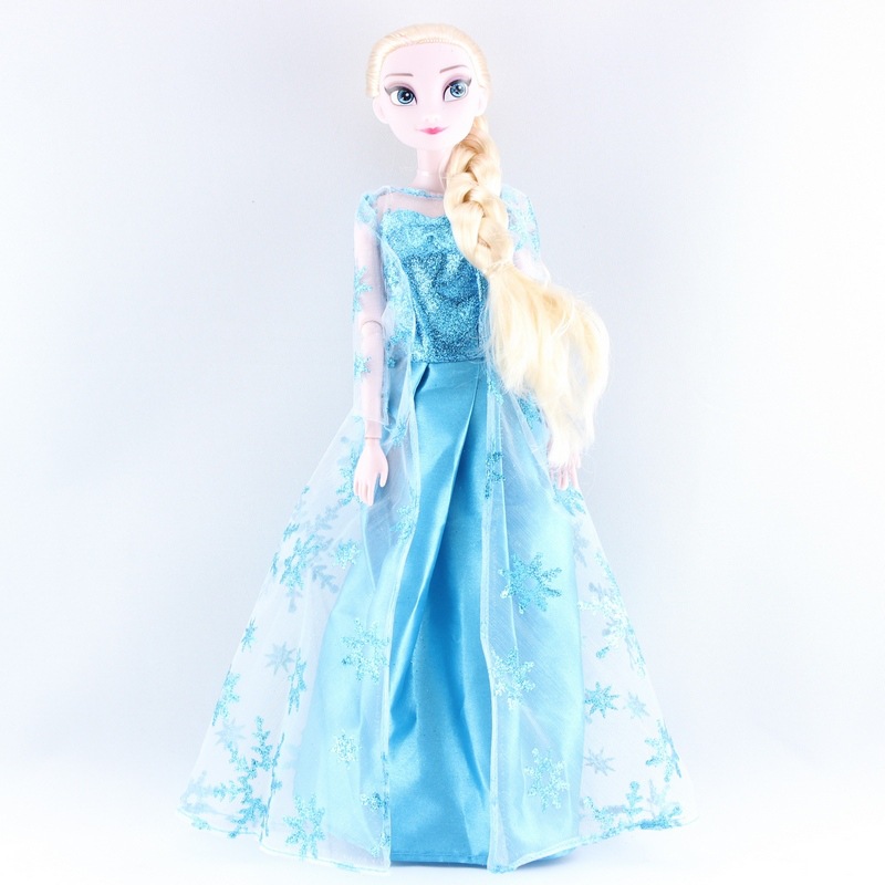 冰雪奇缘两姐妹 frozen冰雪公主 手办玩具 芭比娃娃 速卖通ebay