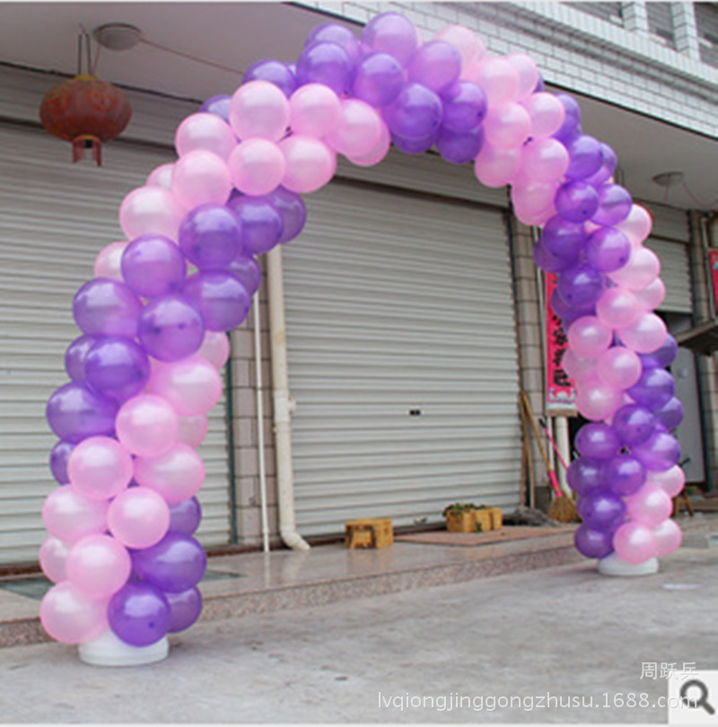 乳胶气球制作拱门架 婚礼 活动 庆典 派对布置气球拱门架子批发