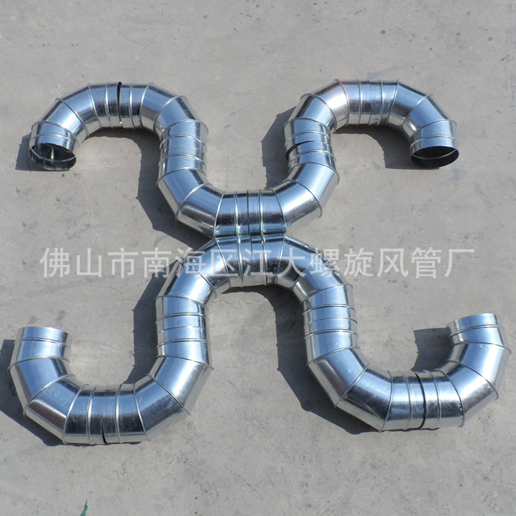 镀锌螺旋风管丨江大风管厂专业制作