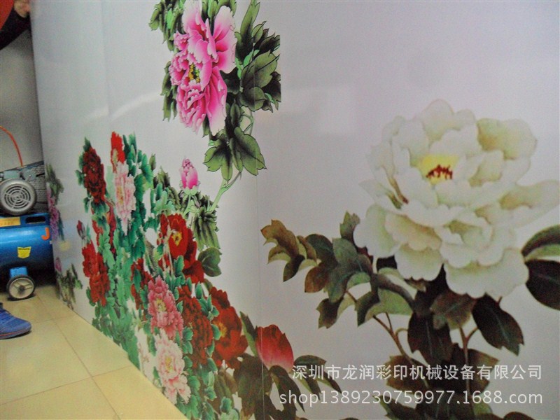 玻璃彩印机效果图