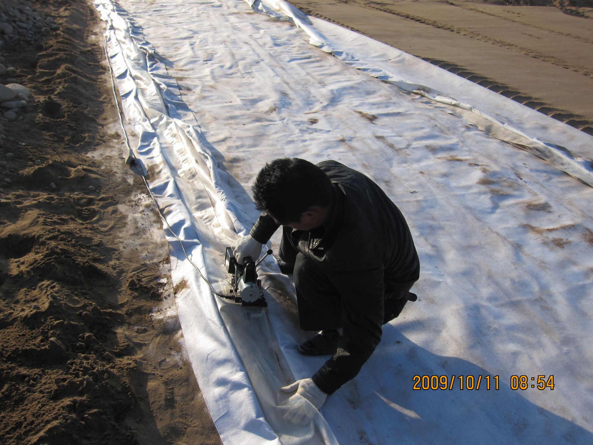 复合土工膜施工2