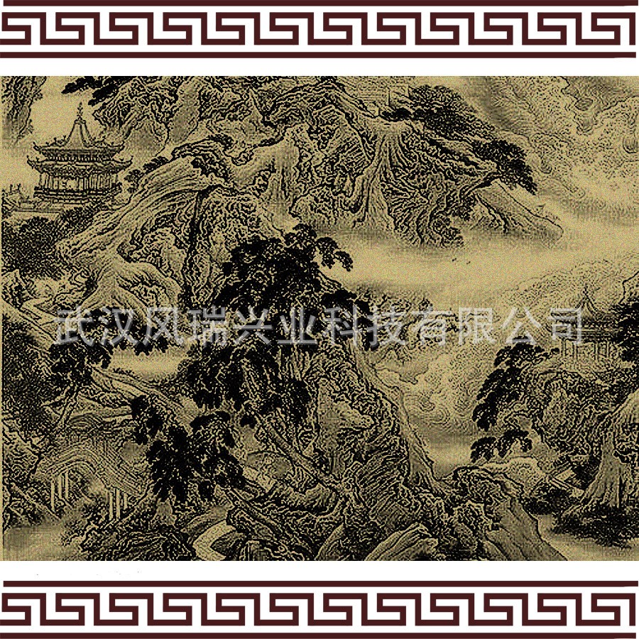 蓬莱仙境图是谁画的,蓬莱仙境长卷图欣赏,蓬莱仙境图赝品(第7页)_大山谷图库