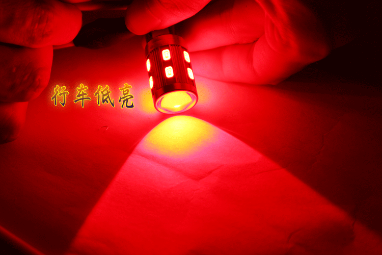 高亮带透镜汽车刹车灯led爆闪1157双丝t20 p21/5w w21/5w改装专用