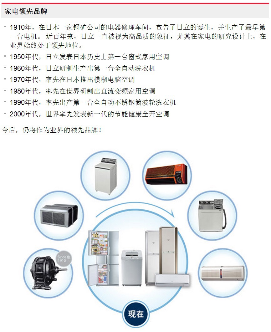 上海日立家用电器有限公司家电领先品牌