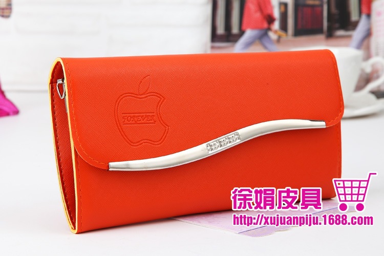 彩邊S型不加寬 女式長款手拿包單肩斜跨錢包3