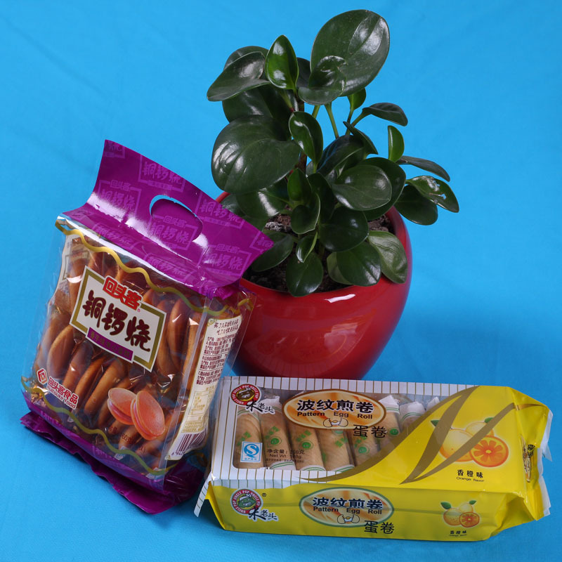 波纹煎卷多款食品袋.规格：9.5+27+侧面5cm.中封1.