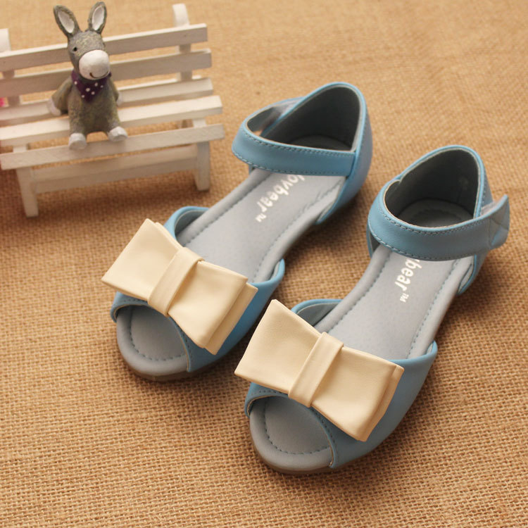 2014夏季新款儿童凉鞋批发 韩国品牌女童凉鞋韩版公主凉鞋L02-55