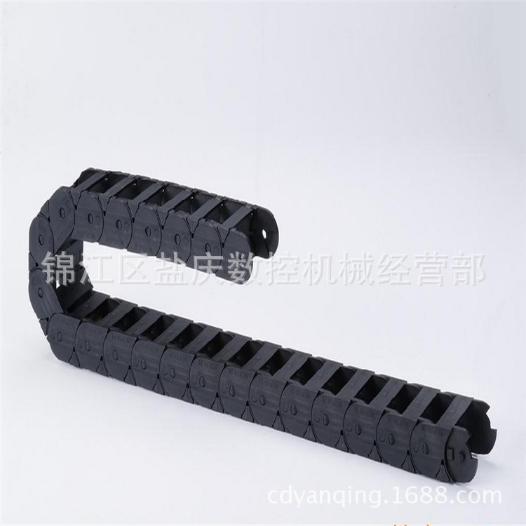 成都盐庆生产工程尼龙拖链 机床塑料拖链大量现货批发零售