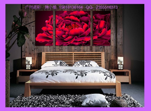 睡房玻璃无框画10