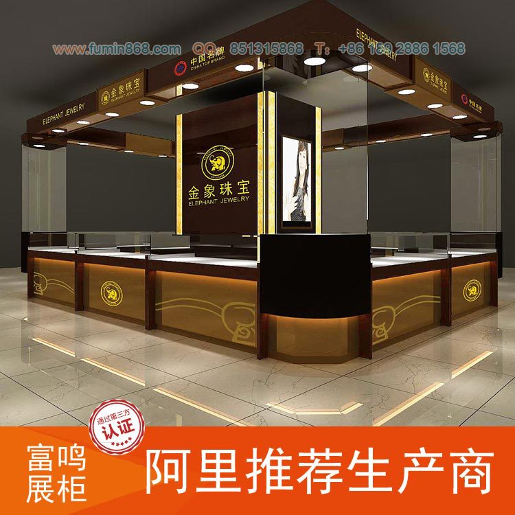 供应热销电镀珠宝展柜配led专用灯具_卡地亚珠宝柜_专业珠宝展柜厂