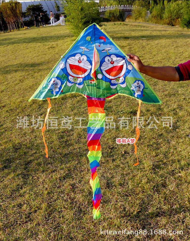 小亮布卡通三角风筝_05