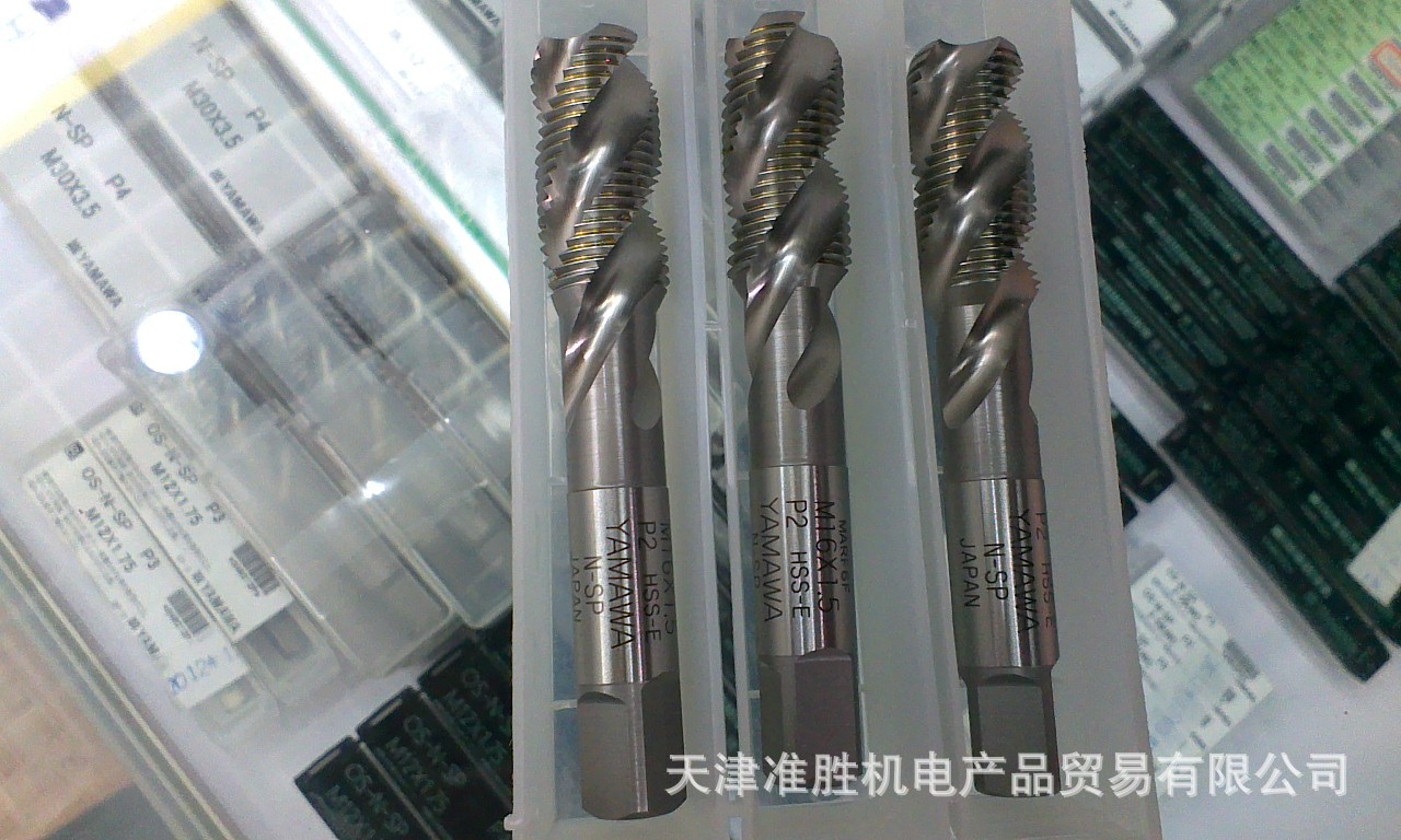 日本YAMAWA螺旋切削丝锥N+SP/N-SP(OX)丝攻型号齐全盲孔用丝攻