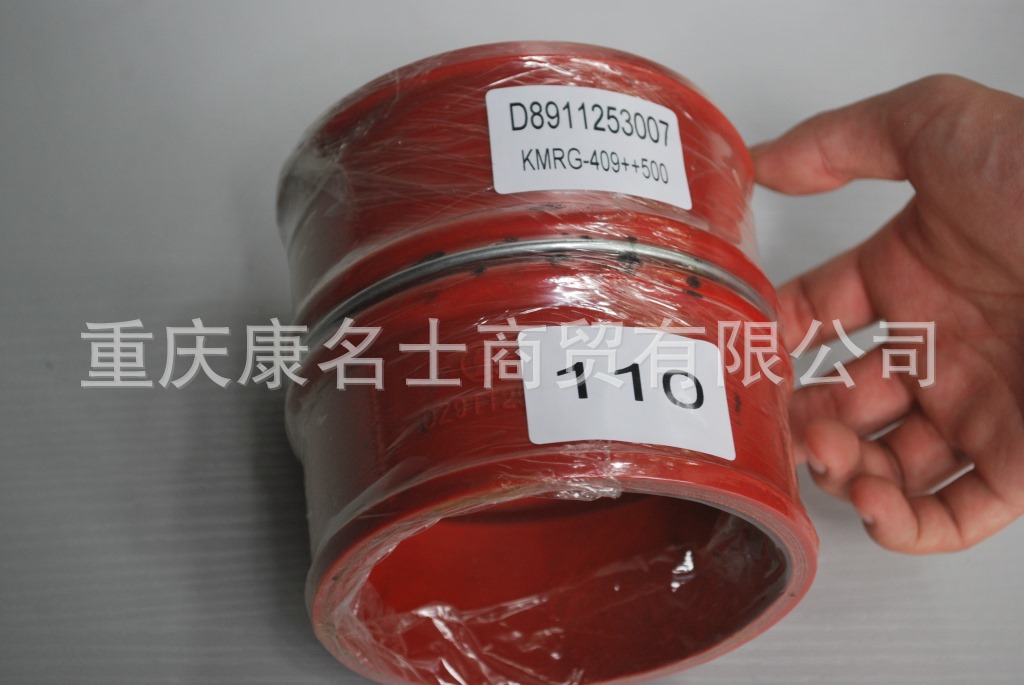 北京 硅胶管KMRG-409++500-胶管D8911253007-内径110X河南硅胶管,红色钢丝1凸缘2直管内径110XL120XH120X-2