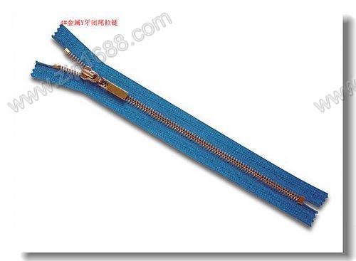 4号Y牙闭口金属拉链