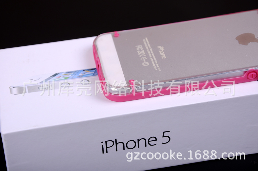 iphone5透明光面双色四点