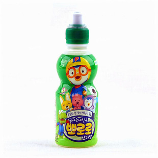 韩国热销进口 宝露露/proro 乳酸菌儿童饮料苹果味235ml 批发
