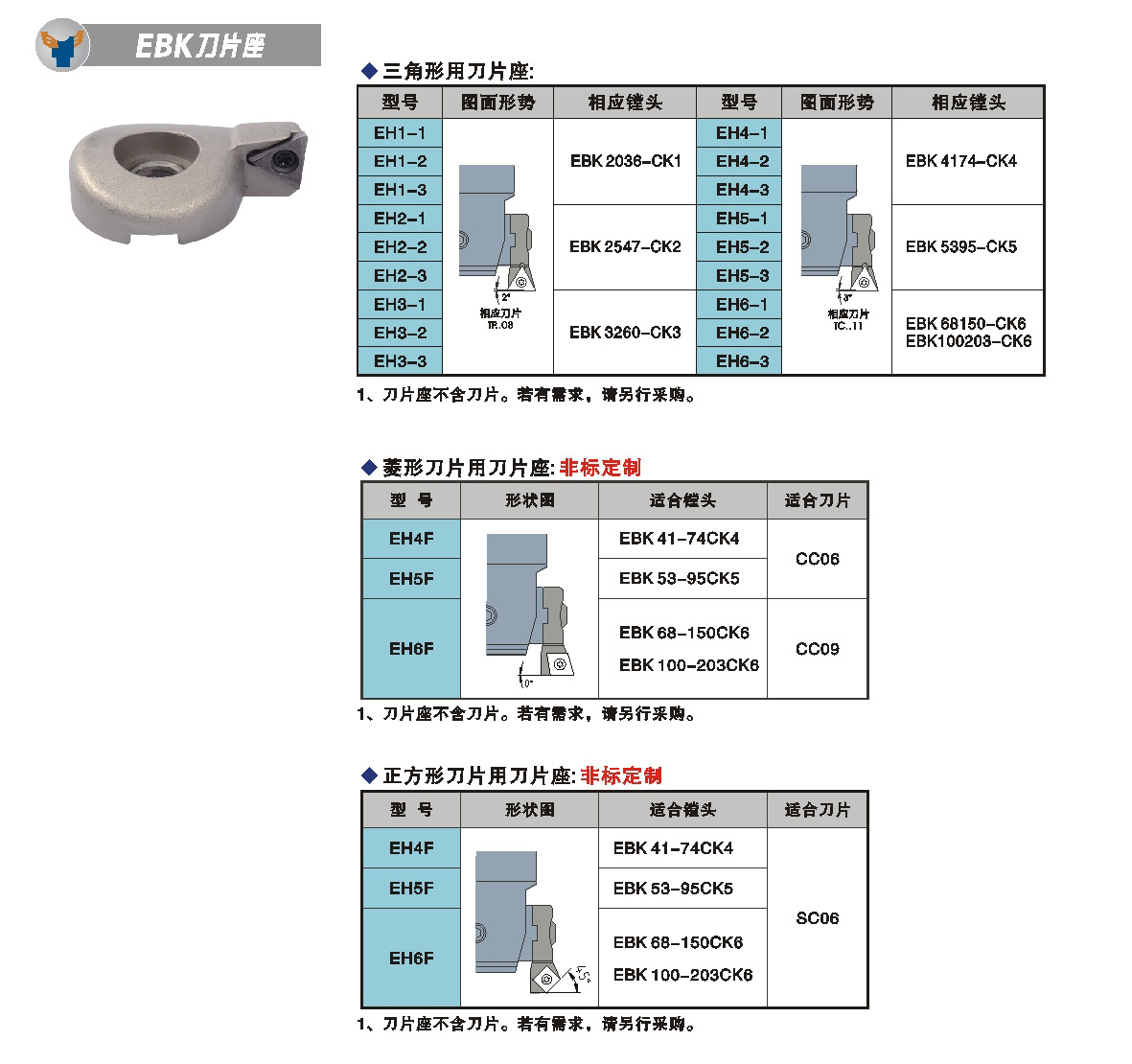 韩国贝克拉数控刀具微调精镗刀头刀片座