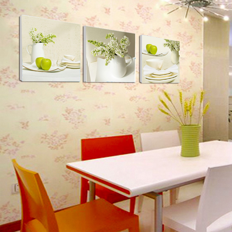 厂家批发特价 现代餐厅水果装饰画酒店无框画挂画墙画