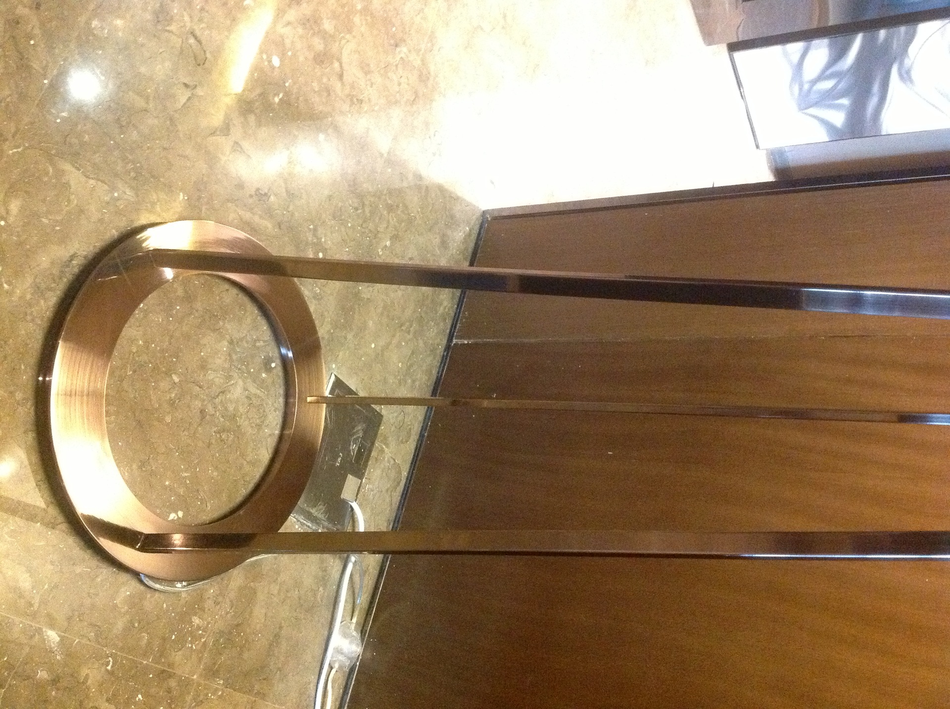 酒店定做台灯镀金不锈钢底座1