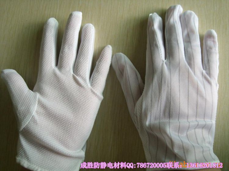 防靜電防滑手套（點膠手套）3-3-3