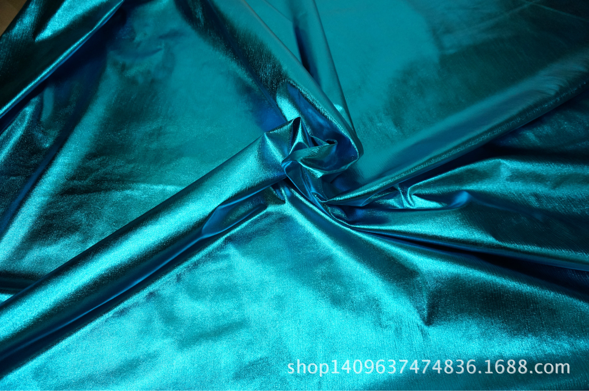 针织四面弹烫金